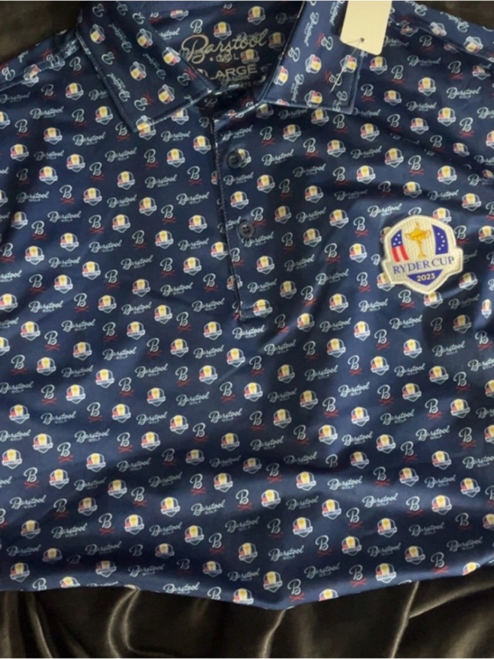 Barstool Navy Ryder Cup 2023 Polo Shirt